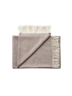 Panama Plaid, grey sand fra Silkeborg Uldspinderi