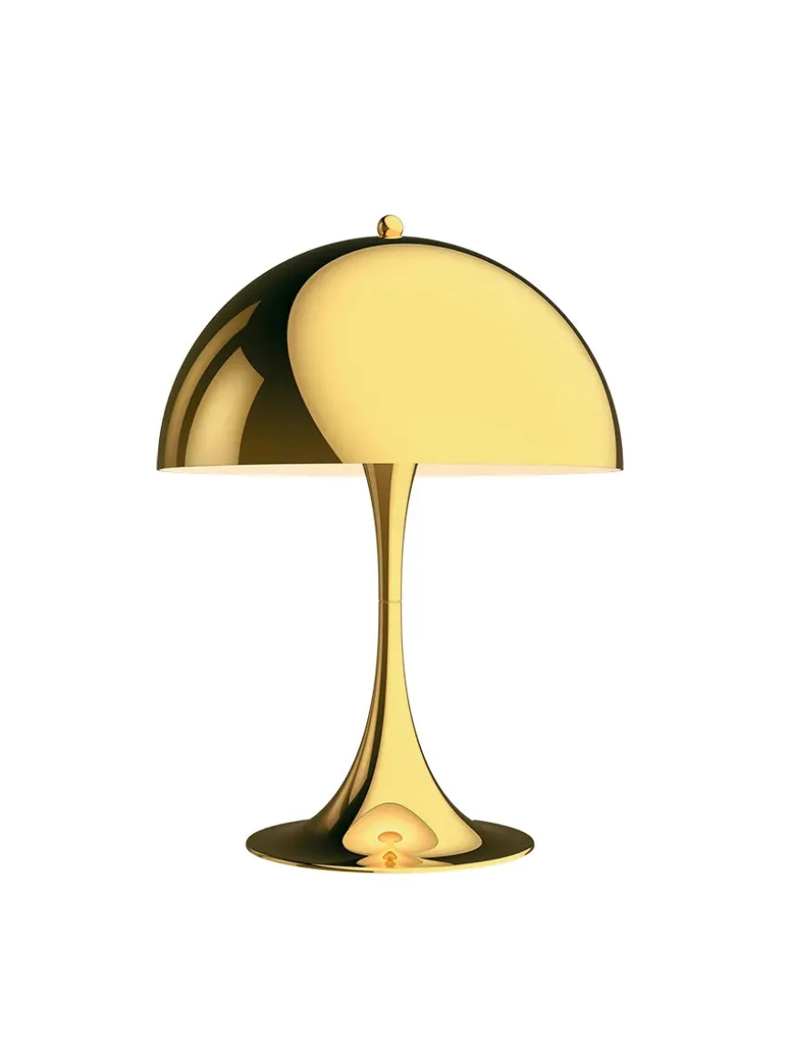 Panthella 320 bordlampe, messing af Verner Panton
