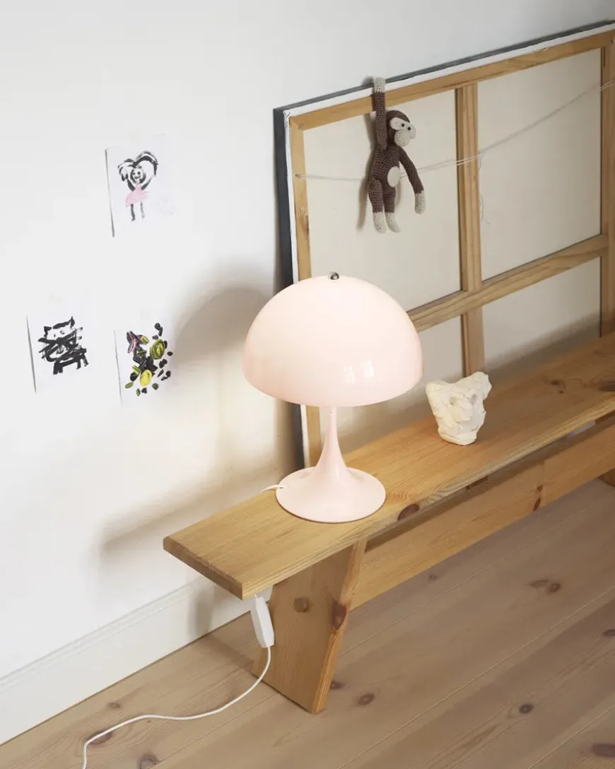 Panthella 250 bordlampe, pale blue af Verner Panton