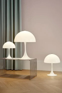 Panthella 250 Bordlampe, pale rose opal af Verner Panton