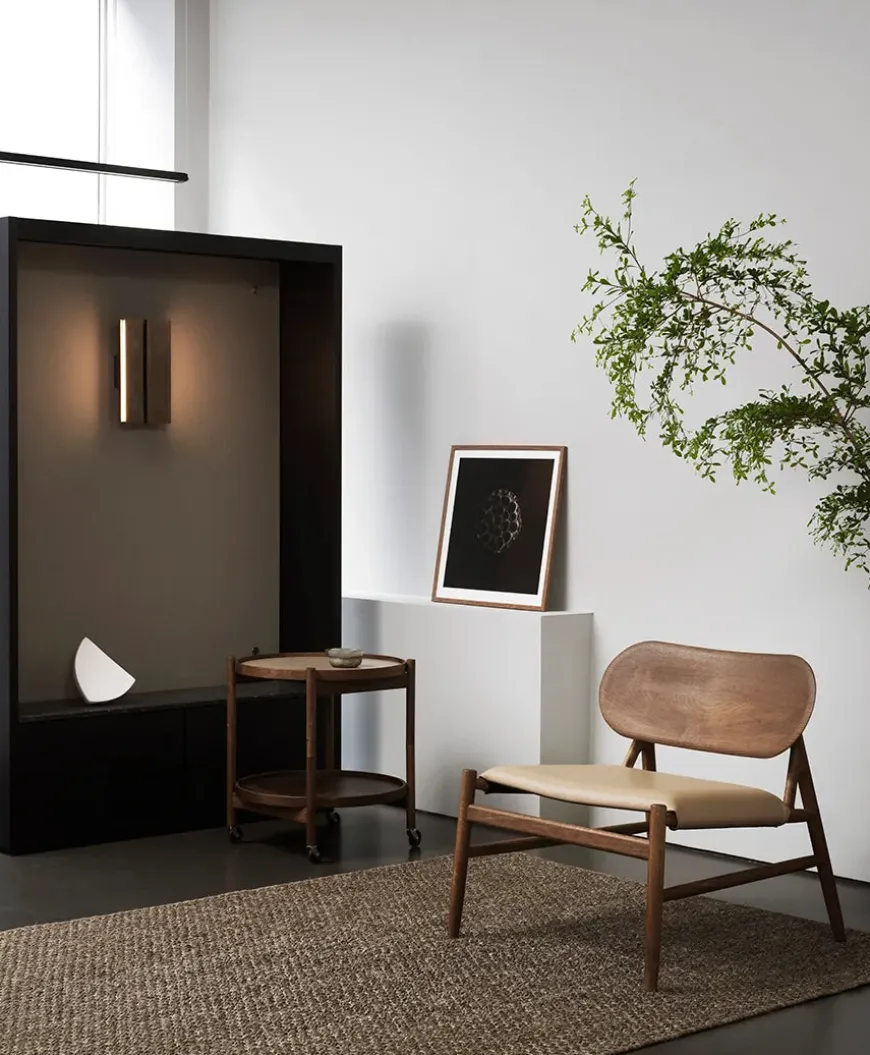 Papilio Double Væglampe, Dark Opal Chrome Limited Edition fra Anour