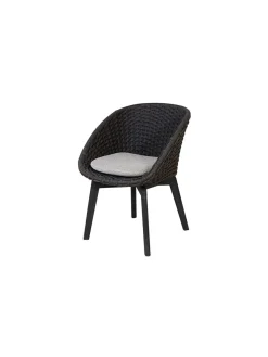 Peacock Stol, Soft Rope m/ben i alu fra Cane-line