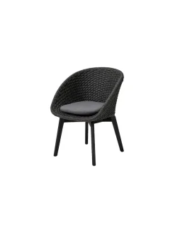 Peacock Stol, Soft Rope m/ben i alu fra Cane-line