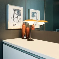 PH 3½-2½ Bordlampe, grøn af Poul Henningsen