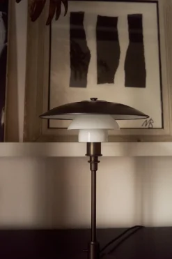 PH 3/2 Bordlampe, messing metalliseret fra Louis Poulsen