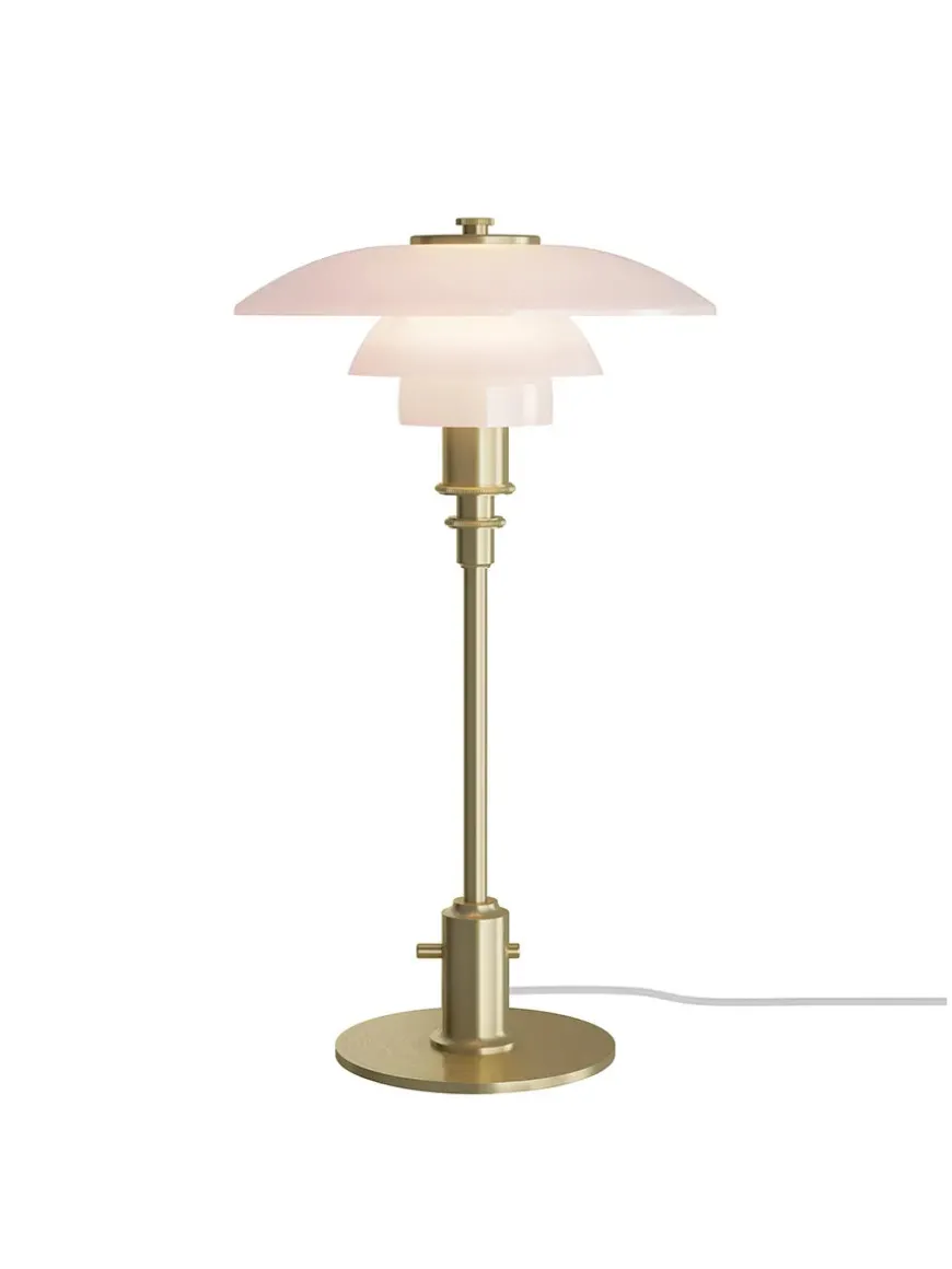 PH 2/1 Bordlampe, sort metalliseret fra Louis Poulsen