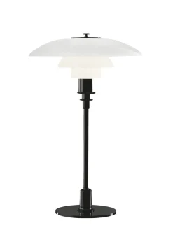 PH 3/2 Bordlampe, sort metalliseret fra Louis Poulsen