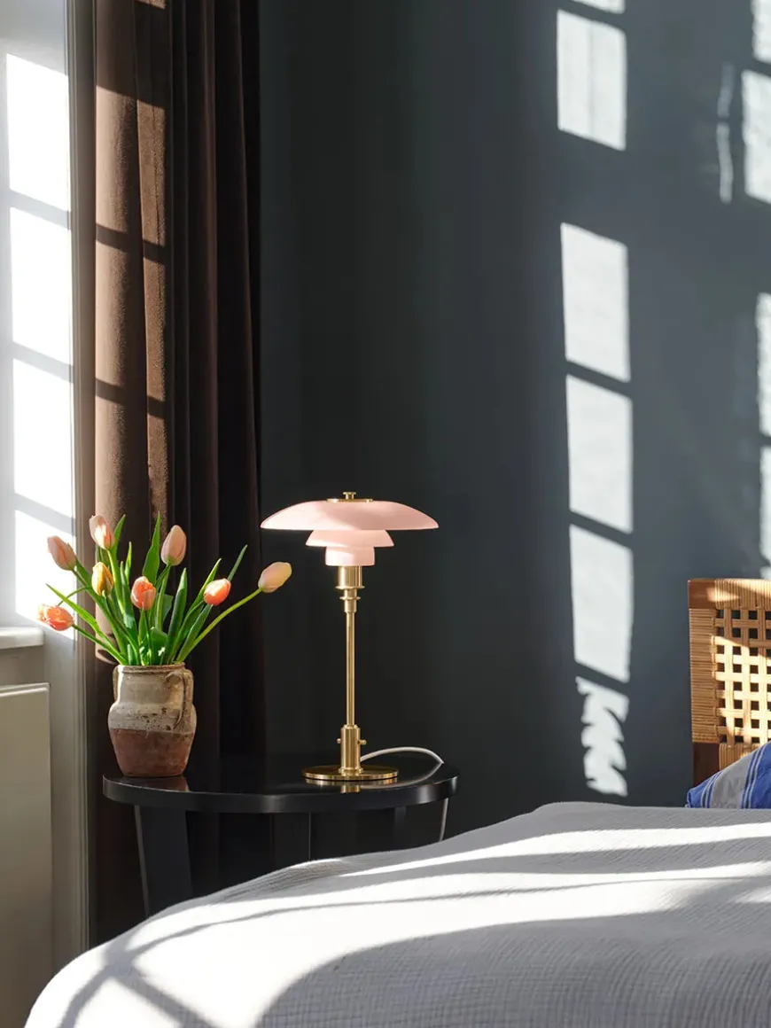 PH 3/2 Bordlampe, sort metalliseret fra Louis Poulsen