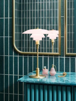 PH 3/2 Bordlampe, sort metalliseret fra Louis Poulsen