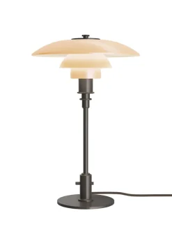 PH 3/2 Bordlampe, sort metalliseret fra Louis Poulsen