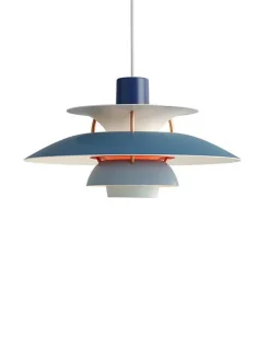 PH 5 Mini Pendant, Monochrome Dusty Indigo af Poul Henningsen