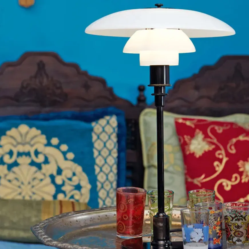 PH 3/2 Pale Rose Bordlampe fra Louis Poulsen