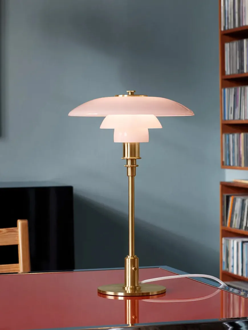 PH 3/2 Pale Rose Bordlampe fra Louis Poulsen
