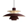 PH 5 Pendant, Monochrome Burgundy af Poul Henningsen