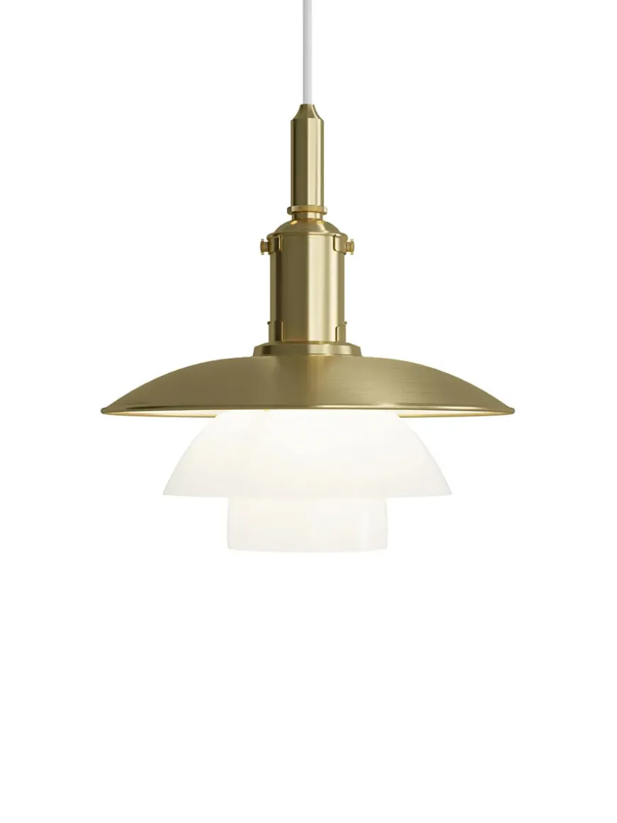 PH 3/3 pendel, messing/opalt glas, limited edition 2022 af Poul Henningsen