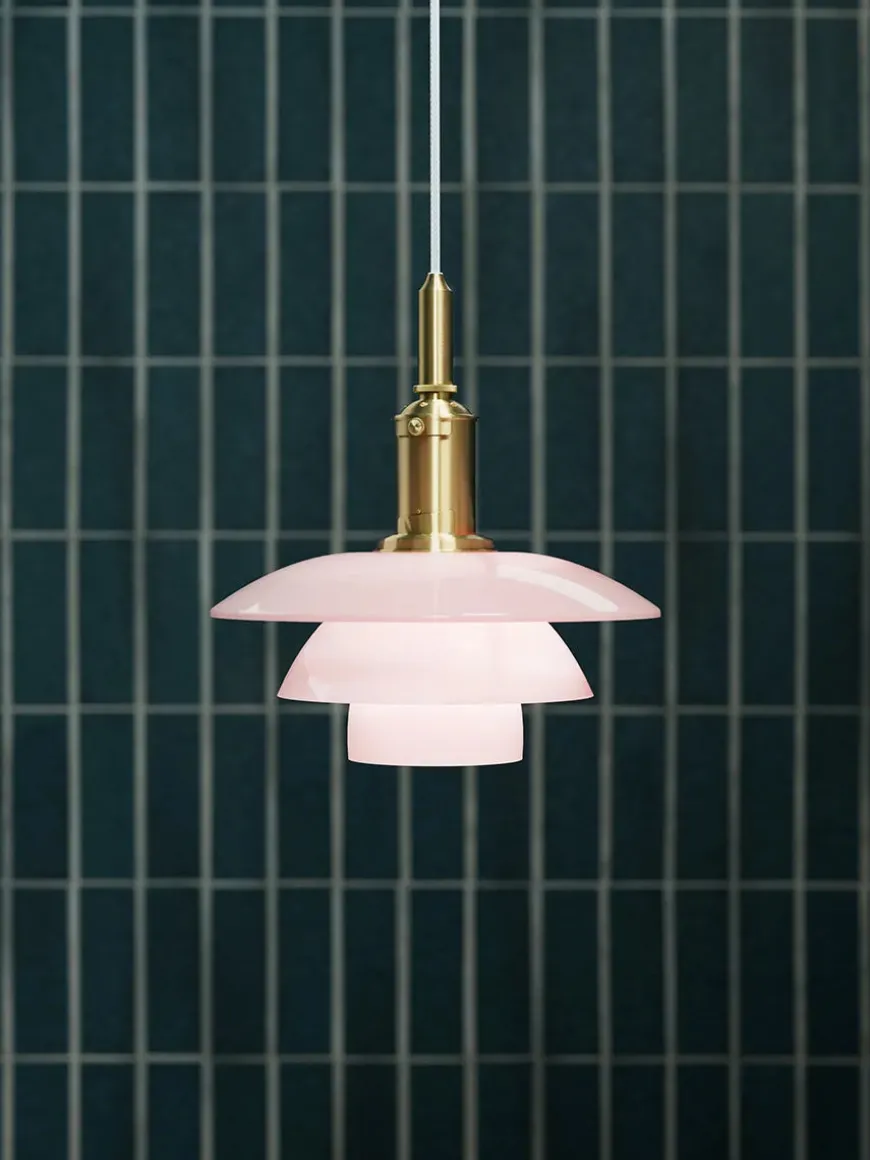 PH 3/3 pendel, messing/opalt glas, limited edition 2022 af Poul Henningsen
