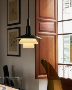 PH 3/3 pendel, messing/opalt glas, limited edition 2022 af Poul Henningsen