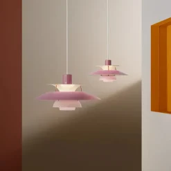 PH 5 pendel, Monokrom Pale Rose af Poul Henningsen