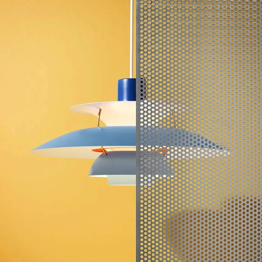 PH 5 pendel, Pastel Oyster Blue Rose af Poul Henningsen