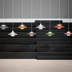 PH 5 pendel, Pastel Oyster Blue Rose af Poul Henningsen