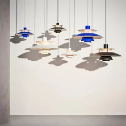 PH 5 pendel, Pastel Oyster Blue Rose af Poul Henningsen