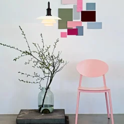 PH 3½-3 Pendel, rød af Poul Henningsen