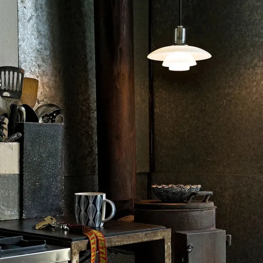 PH 2/1 Pendel, sort metalliseret fra Louis Poulsen