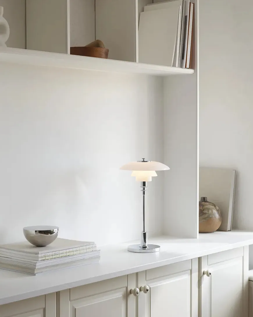 PH 2/1 Portable Bordlampe, messing fra Louis Poulsen