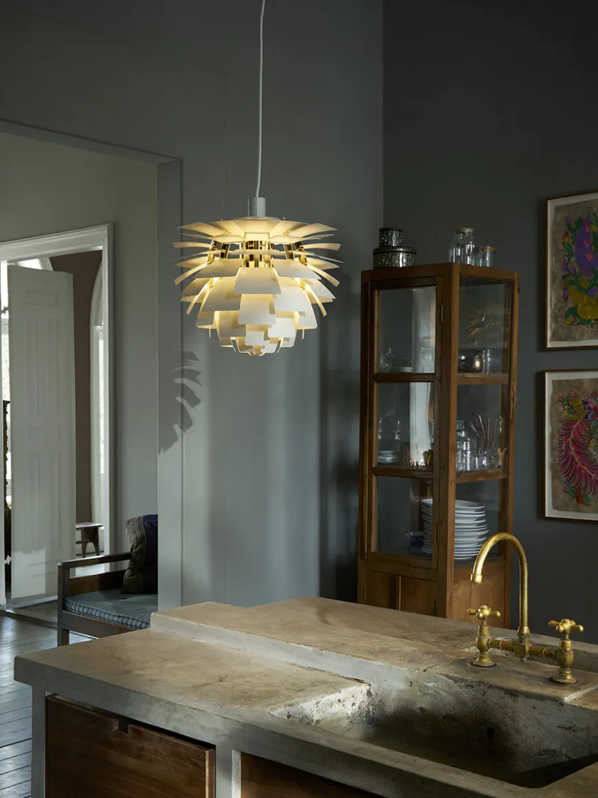 PH Artichoke Dusty Blue/Brass fra Louis Poulsen