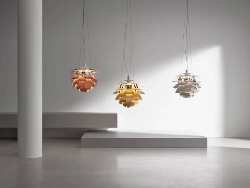 PH Artichoke Dusty Blue/Brass fra Louis Poulsen