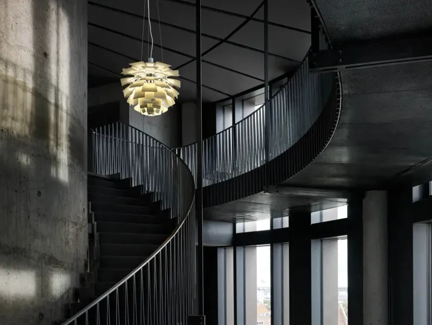 PH Artichoke Dusty Blue/Brass fra Louis Poulsen