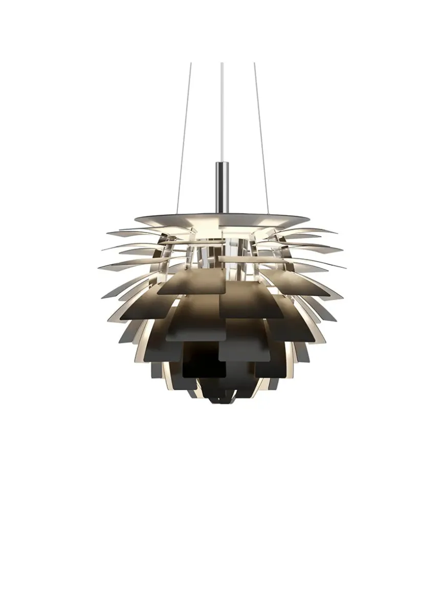 PH Artichoke i Rustfrit Stål, børstet fra Louis Poulsen