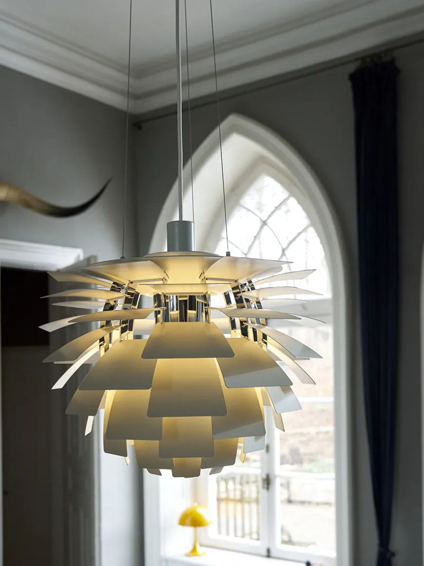 PH Artichoke i Rustfrit Stål, børstet fra Louis Poulsen