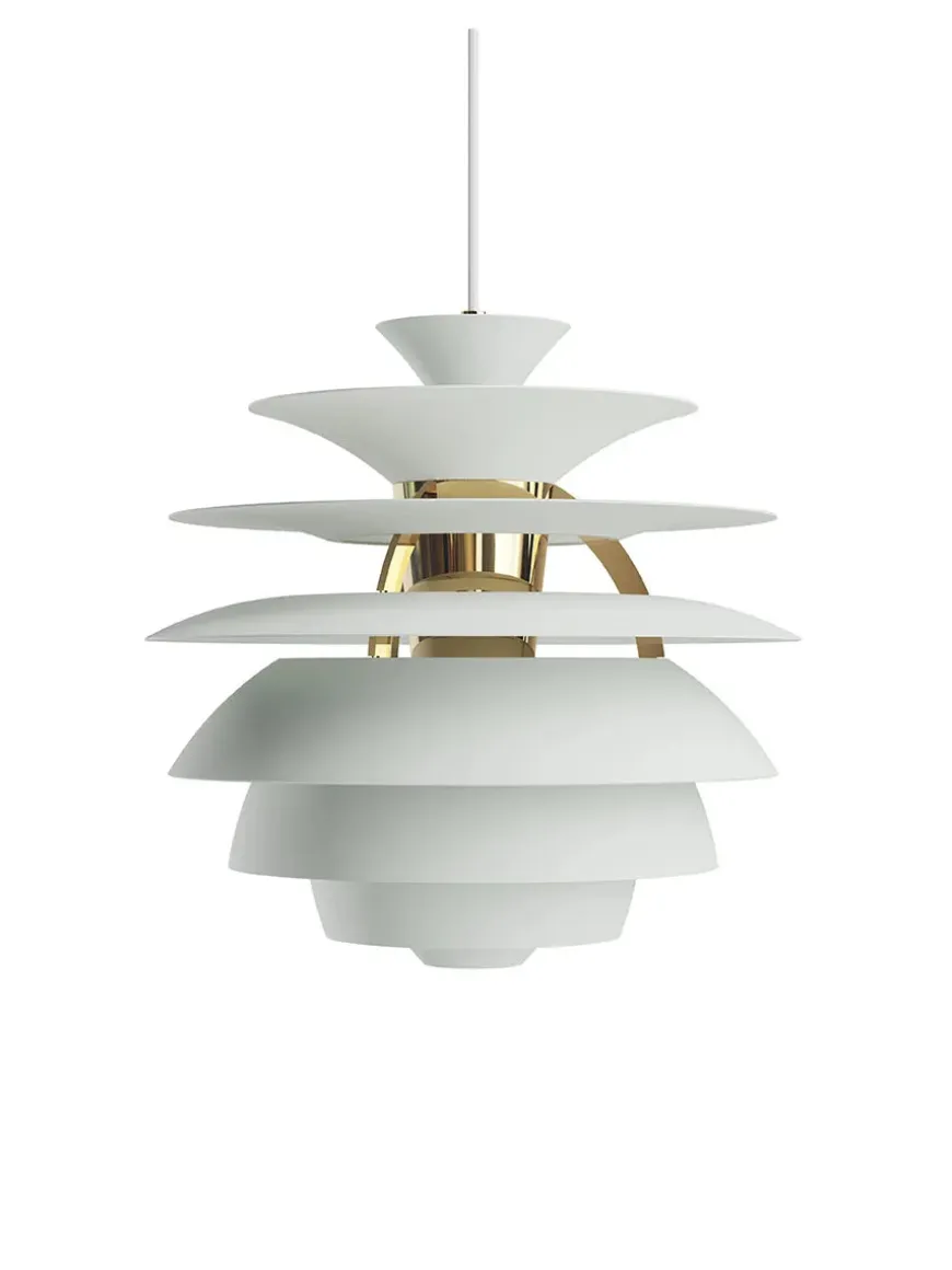 PH Snowball, soft white/chrome af Poul Henningsen