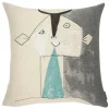 Picasso Tete de Faune Sur Fond Gris Argent Pude fra Poulin Design