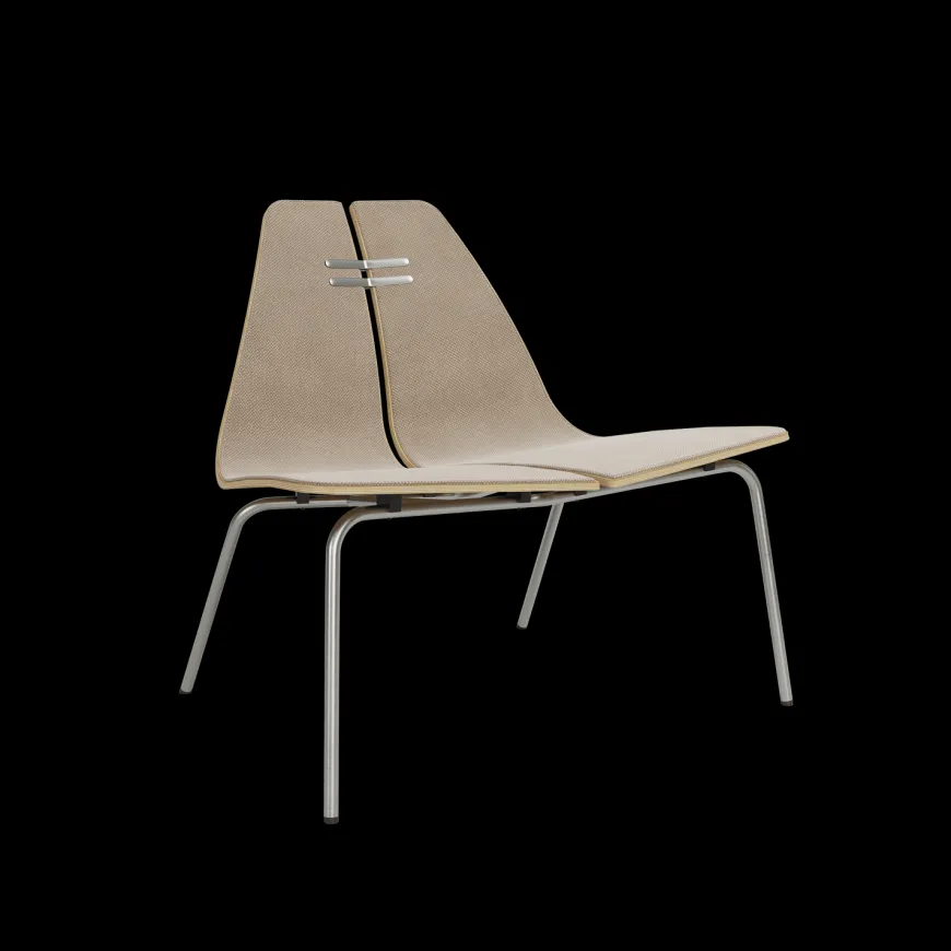 PK23 forsidepolstret, Black af Poul Kjærholm