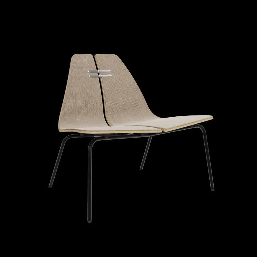 PK23 forsidepolstret, Black af Poul Kjærholm