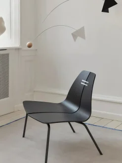 PK23 Lounge Chair, black/black af Poul Kjærholm