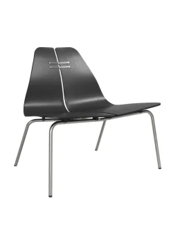 PK23 Lounge Chair, oak/steel af Poul Kjærholm