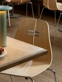 PK3 spisebordsstol, eg af Poul Kjærholm