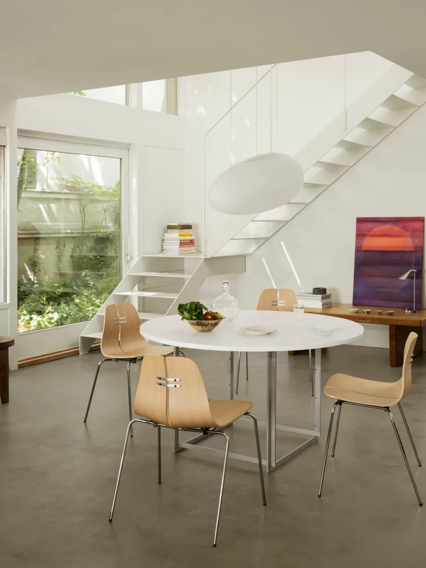 PK3 spisebordsstol, eg af Poul Kjærholm