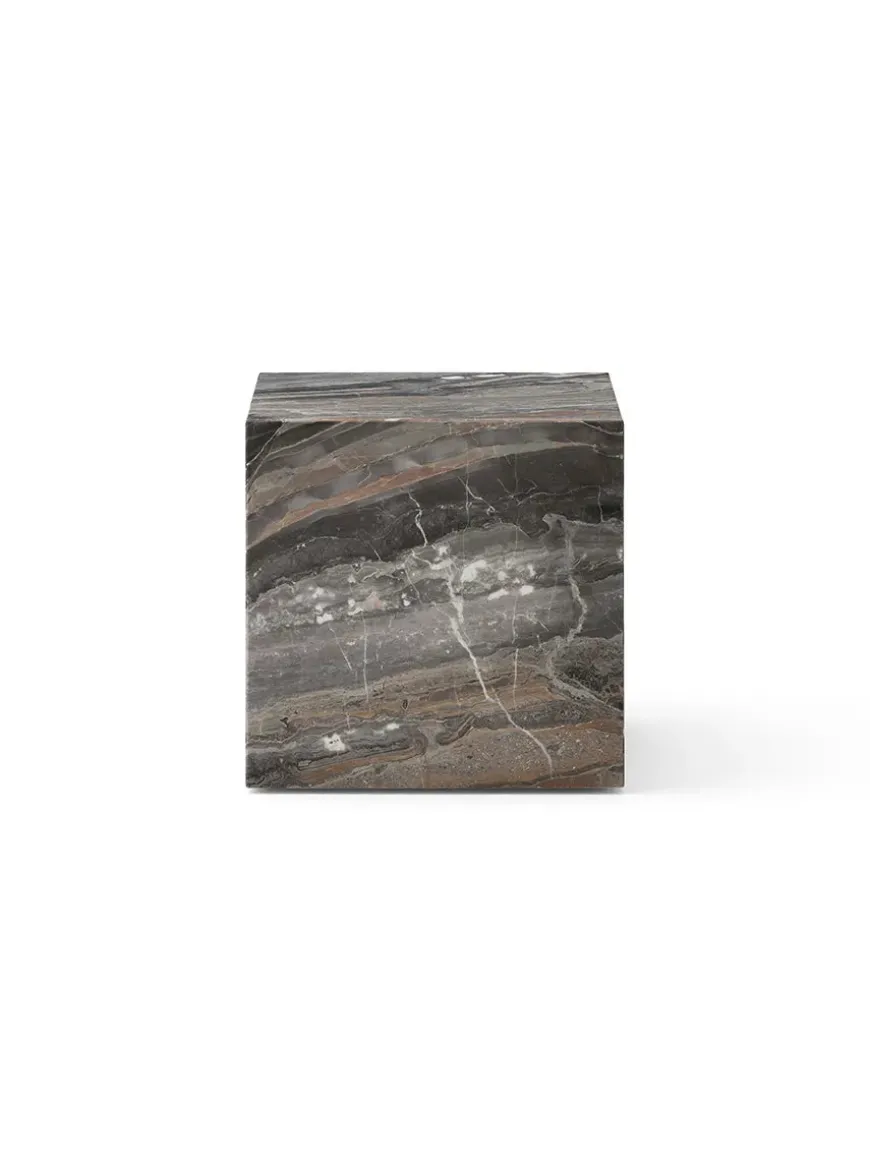 Plinth Cubic, grey galaxy marble fra Audo Copenhagen