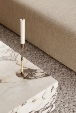 Plinth Low, grey galaxy marble fra Audo Copenhagen