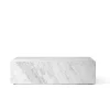 Plinth Low White Carrara marmor fra Audo Copenhagen