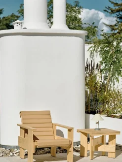 Quilted sædehynde til Crate Loungechair, Sky Grey fra Hay