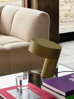 Quilton 2,5 pers. sofa, Flamiber Cream A5, venstre fra Hay