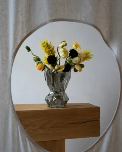 Reflection Vase, klar glas fra Hein Studio