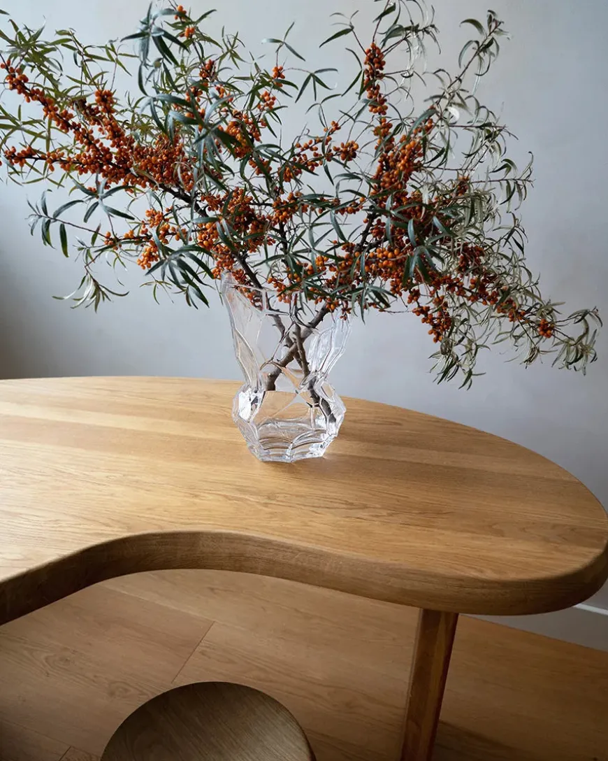 Reflection Vase, klar glas fra Hein Studio