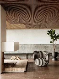 Rico Lounge Chair, soft bouclé fra Ferm Living