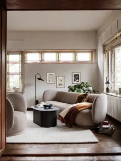 Rico Sofa 3 Bouclé, off-white fra Ferm Living